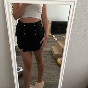 black skort